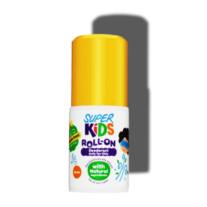 SUPER KIDS ROLL ON DEODRANT FOR KIDS WITH NATURAL INGREDIENTS PINAPPLE FRAGRANCE 30 ML